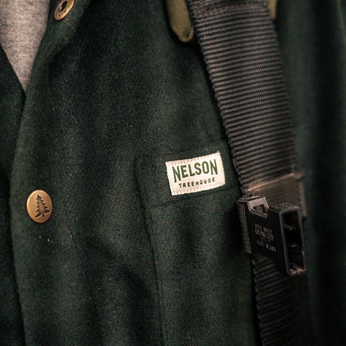 Nelson Treehouse Carpenter Flannel Shacket