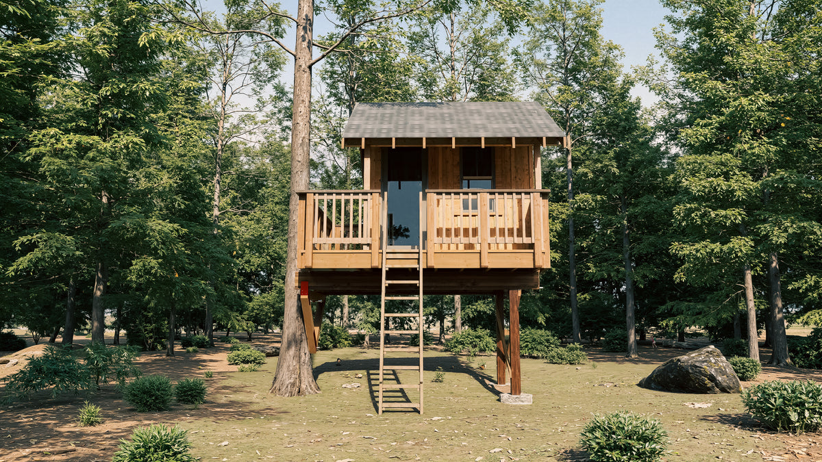 1 Tree - Orcas Tree Fort Plan
