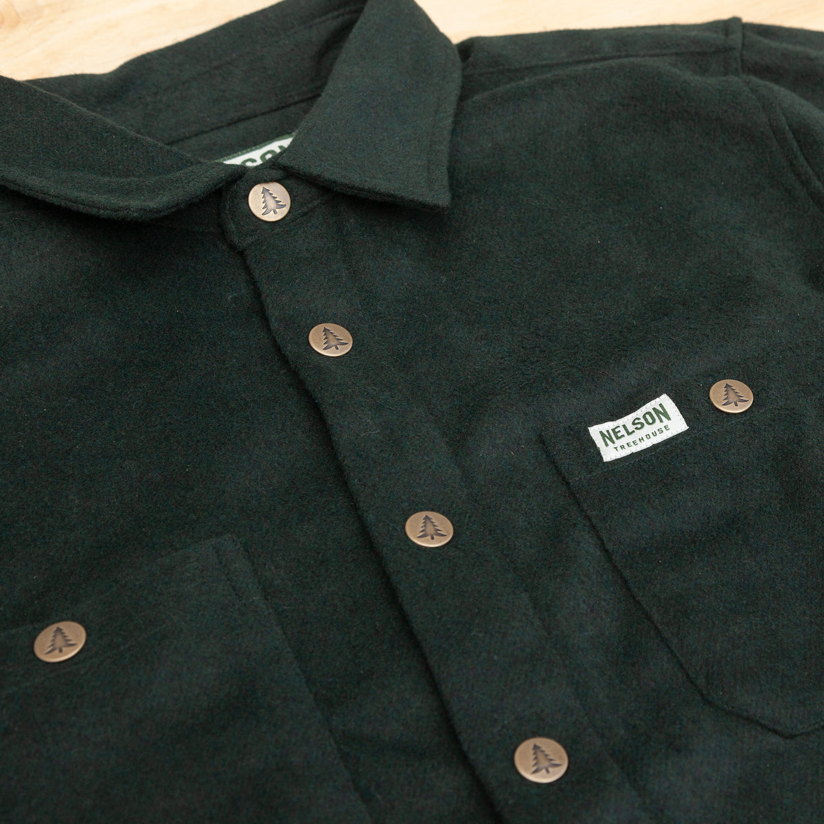 Nelson Treehouse Carpenter Flannel Shacket