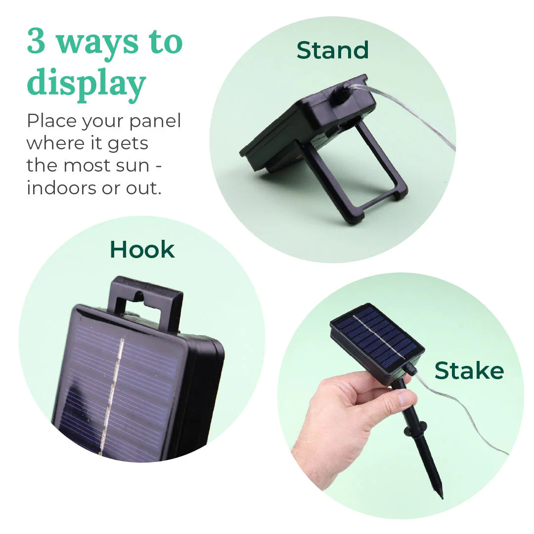 Luces USB para pequeñas casas en los árboles