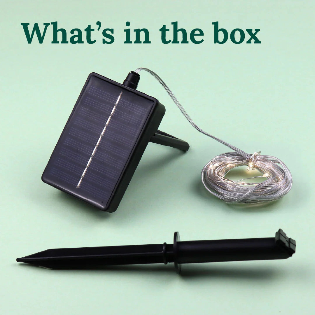 Luces USB para pequeñas casas en los árboles