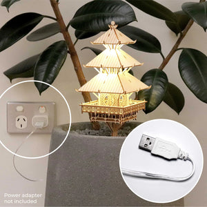 USB Lights for Tiny Treehouses