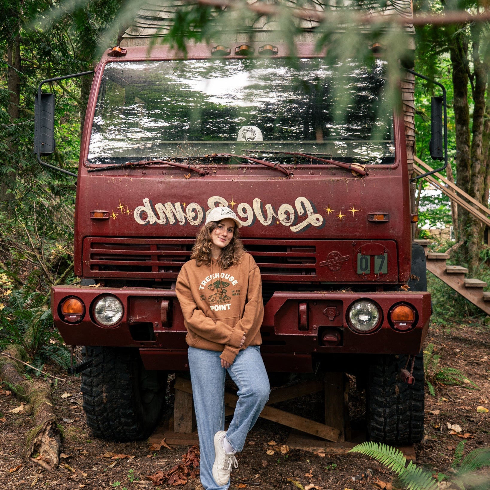 Treehouse Point-Sweatshirt mit Rundhalsausschnitt