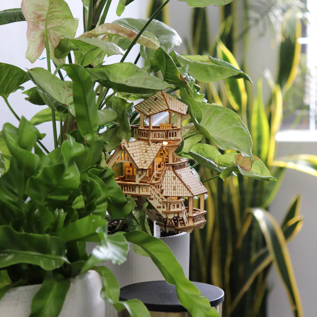 tiny tree houses for plants Tiny Treehouses Forest Cottage