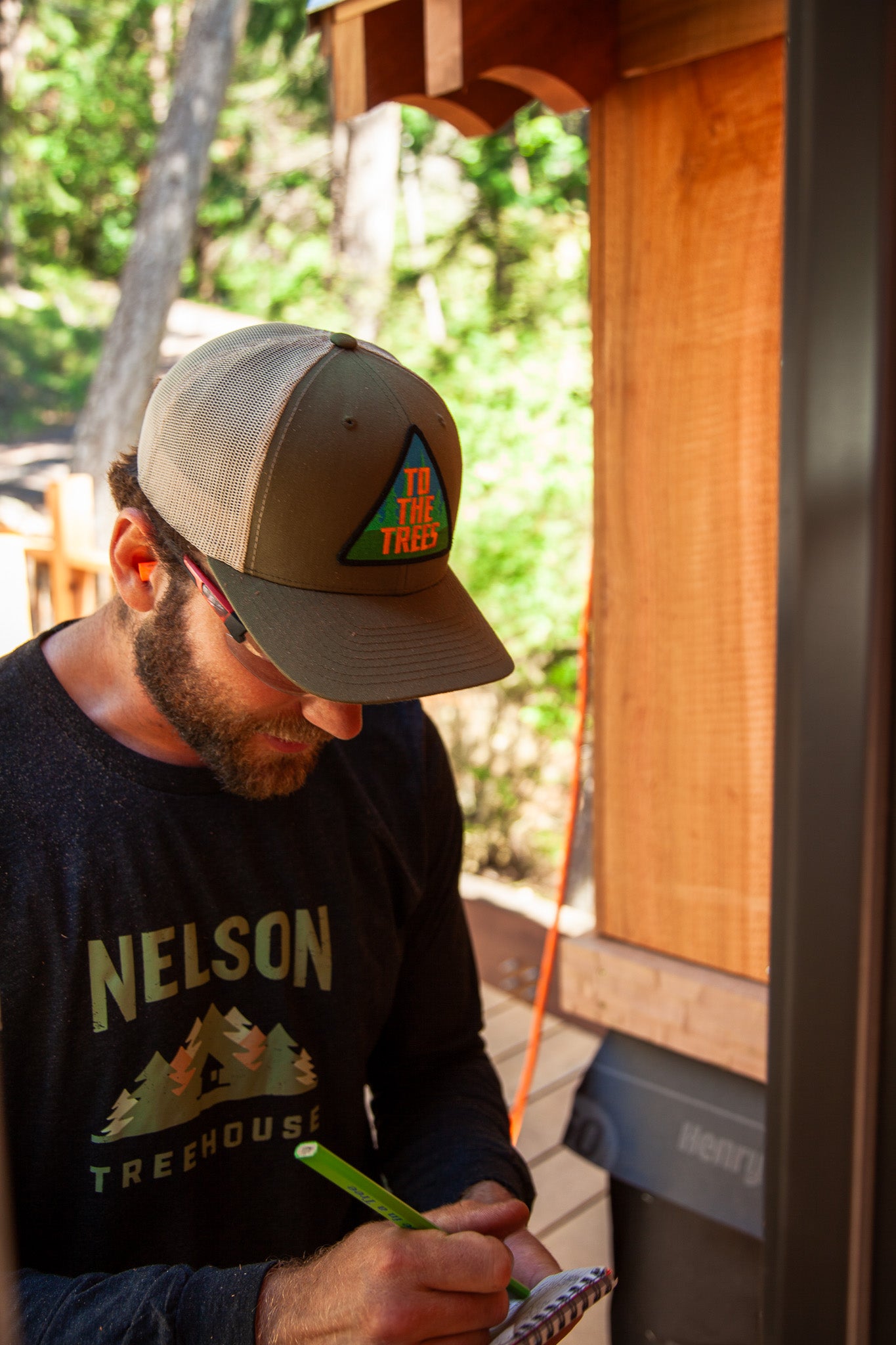 Snapback-Mütze mit „To The Trees“-Aufnäher