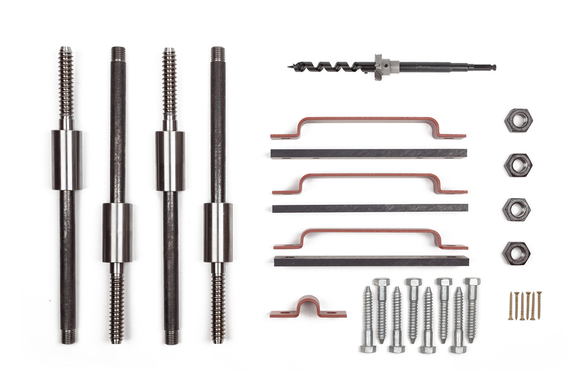 Single Tree Hardware 4-Tree Treehouse Hardware Kit - Classic Tree Fort Platform – Be in a Tree