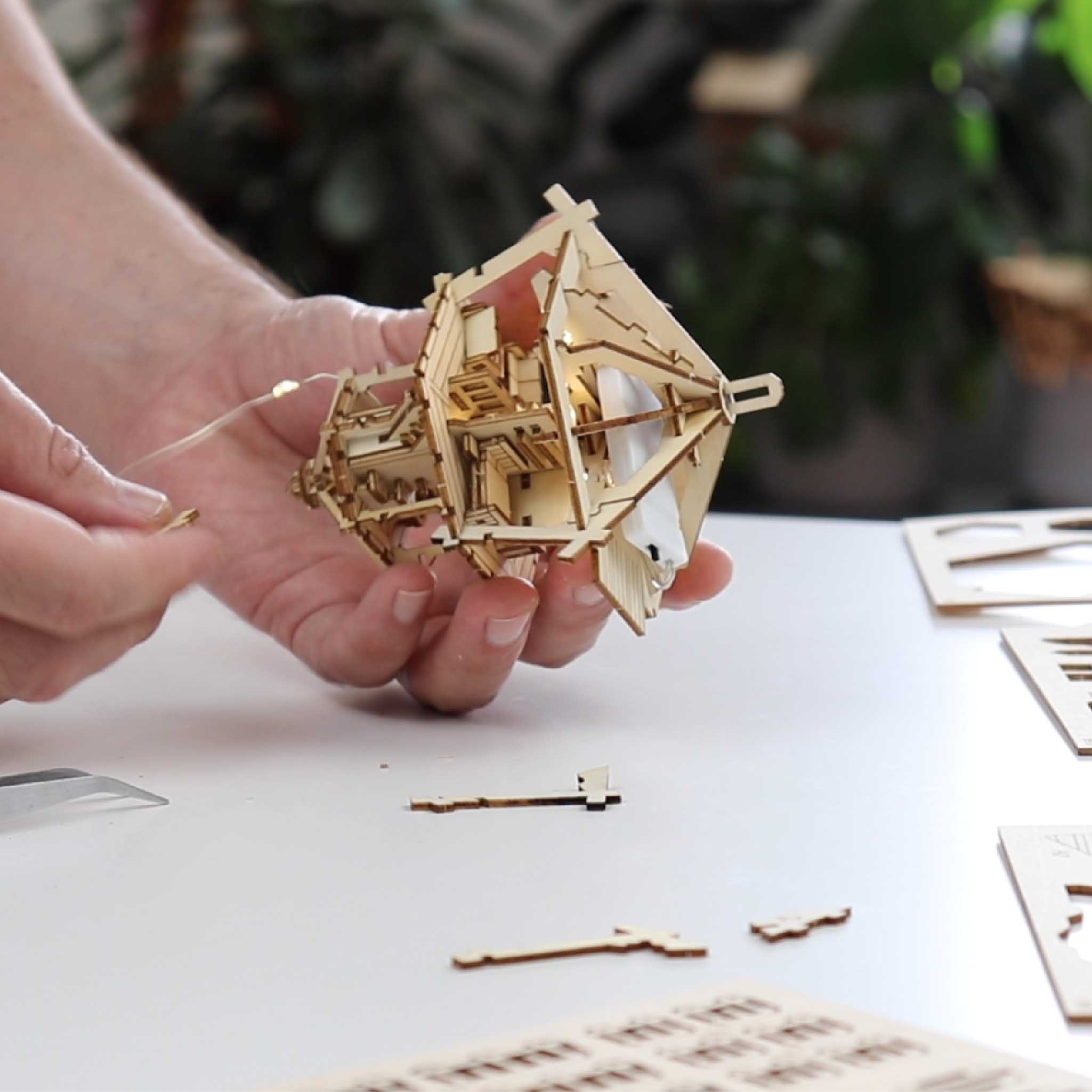 Escondite en las copas de los árboles