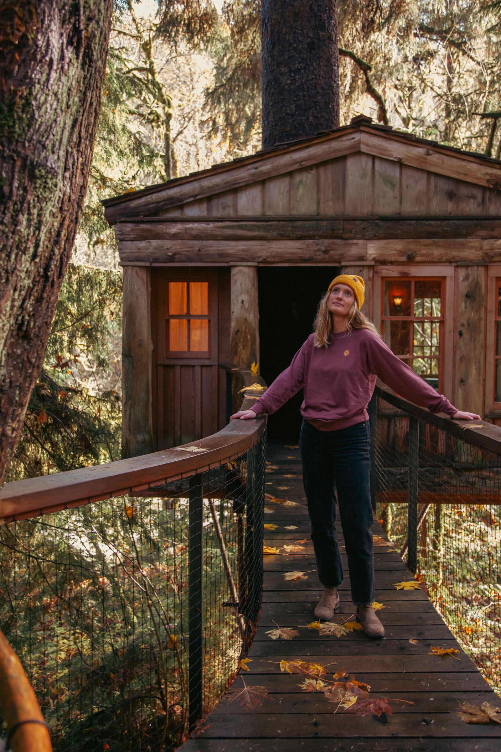 Treehouse Point-Sweatshirt mit Rundhalsausschnitt