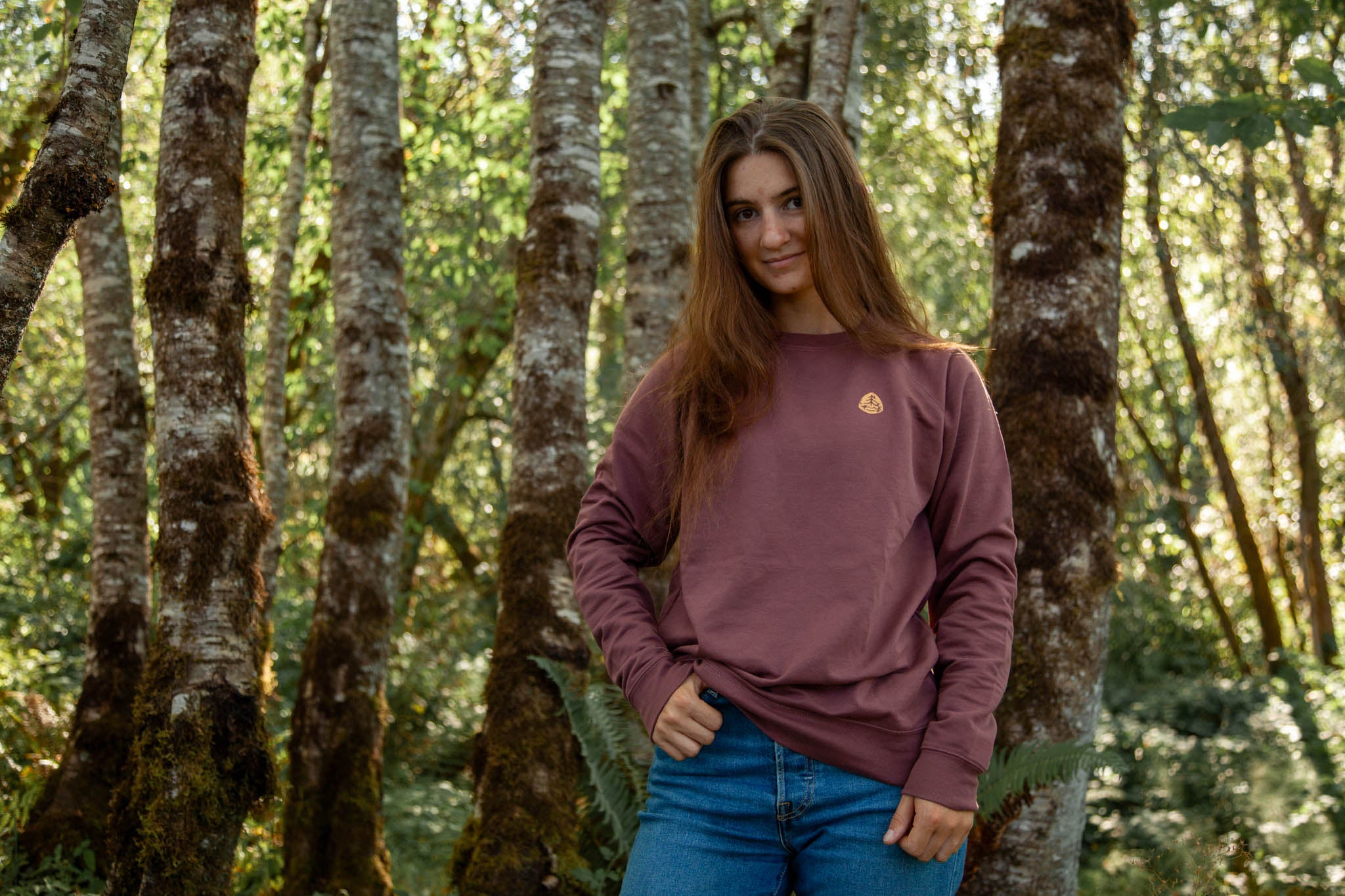 Treehouse Point-Sweatshirt mit Rundhalsausschnitt