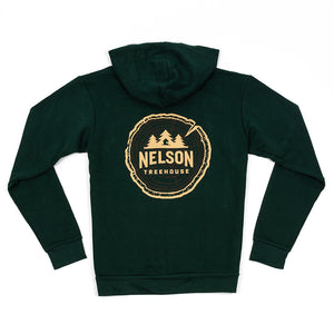 Woodgrain Sweatshirt - Forest Green
