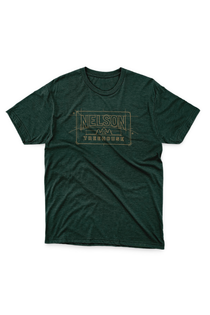 Nelson Treehouse Blueprint T-Shirt