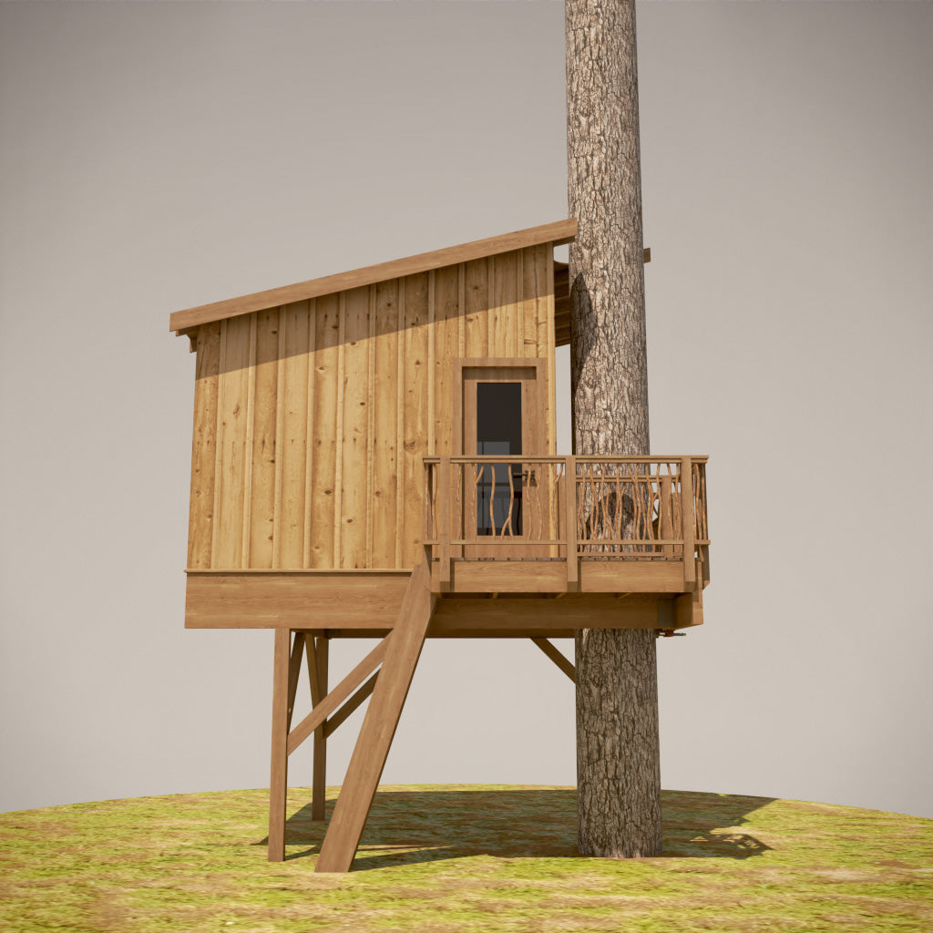 Treehouse Using One Tree Single Tree Treehouse Designs Building An Amazing Treehouse YouTube