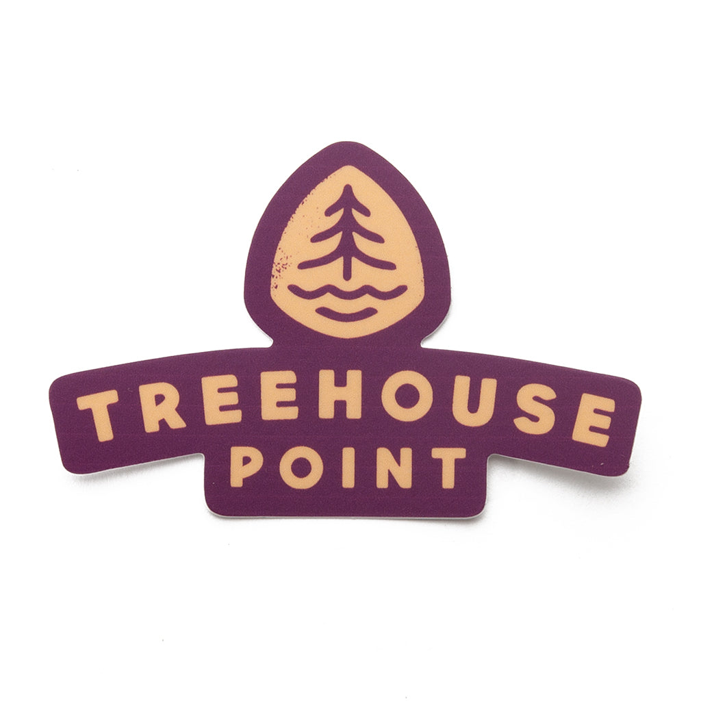 Treehouse Point Logo Sticker
