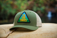 Snapback Hat with To The Trees Patch - Moss Green