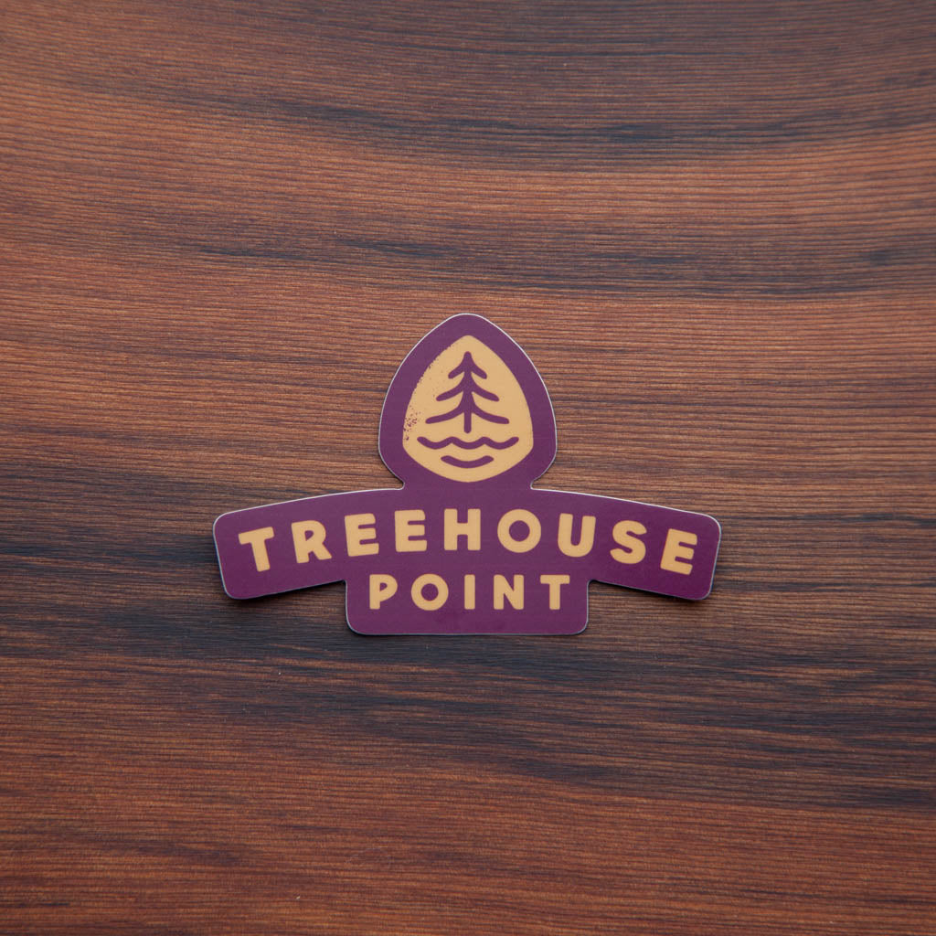 Treehouse Point Logo Sticker